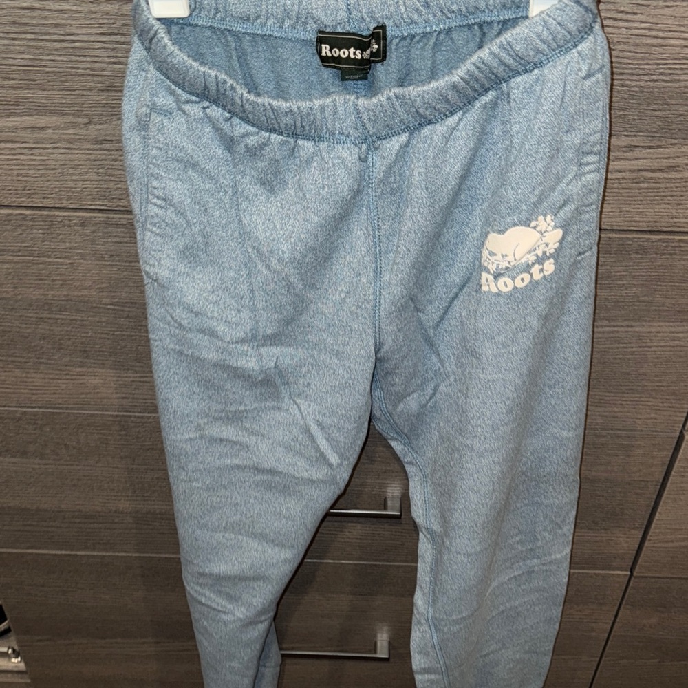 Roots Women's Light Blue Sweatpants